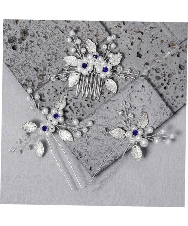 Angoily 5 Sets Bridal Wedding Comb Banquet Hair Accessory Bridal Hair Clip Bridal Hair Comb Bride Hair Fork Wedding Hair Clip Decorative Hair Combs Flower Women's Beautiful Hair up Zircon - Buy Online on GoSupps.com