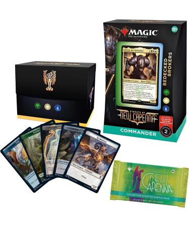 Magic The Gathering Streets of New Capenna Commander Deck - Bedecked Brokers + Collector Booster Pack - Buy Online on GoSupps.com