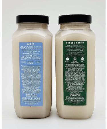 Bath & Body Works Aromatherapy Luxe Bubble Bath Bundle - Lavender Vanilla & Eucalyptus Spearmint - 2 pc Set - 15 fl oz Each - Buy Online on GoSupps.com