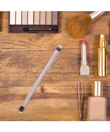 Baluue Eye Shadow Brush Blending Eye Brush Rose Gold Soft Synthetic Fibers Double-ended Eyeshadow Brush - Buy Online on GoSupps.com
