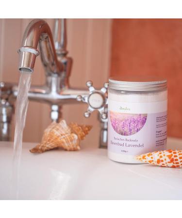 Base Bath Lavender 1 000g | Premium Bathing Salt for Body Care Foot Baths & Wraps | pH Above 7.5 - 1 kg Pack - Buy Online on GoSupps.com