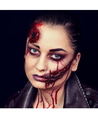 Spooktacular Creations Halloween Makeup Coagulated Blood 2.5 Oz - Realistic Fake Blood for SFX Wounds Cuts & Cosplay for Adults & Kids - Buy Online on GoSupps.com