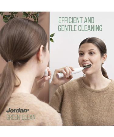 Jordan Green Clean Electric Toothbrush Heads - Oral B Compatible | Sustainable Brush Heads | 2 Pack - Buy Online on GoSupps.com