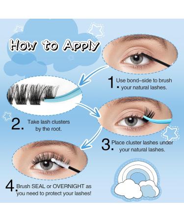 KevKev Lash Tools Kit - Complete Lash Cluster Set with Bond Seal Remover Tweezers & Brush | Perfect for Eyelash Extensions - Buy Online on GoSupps.com