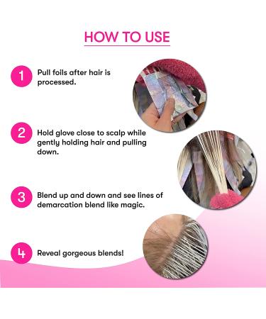 FRAMAR Pink Microfiber Hair Dye Gloves for Salon & Cleaning - Reusable & Fuzzy Mitt for Hairstylist Supplies - Buy Online on GoSupps.com