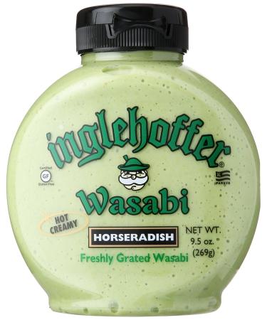 Inglehoffer Wasabi Horseradish, 9.5 Ounce Squeeze Bottle 9.5 Ounce (Pack of 1)