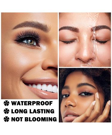 Eyebrow Pencil Microblading Pen | Waterproof Long-Lasting Dark Grey Eyebrow Makeup - Buy Online on GoSupps.com
