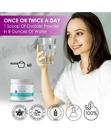 Ovofolic PCOS Supplement for Women - Boost Fertility Hormonal Balance and PCOS Support - Myo-Inositol D-Chiro Inositol Active Folate - High Potency PCOS Supplements (60 Servings 129g Jar) 129 g (Pack of 1) - Buy Online on GoSupps.com