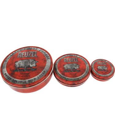 Reuzel Red Water Soluble High Sheen Pomade - No Dry Formula - Keeps High Shine and Strong Hold All Day without Flaking - Easy Rinse Out - Subtle Vanilla Cola Fragrance - Vegan Formula - 113 g Vanilla cola 113 g (Pack of 1) - Buy Online on GoSupps.com