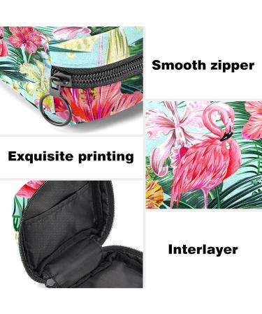 Flamingo Period Pouch - Tampon & Sanitary Napkin Storage Bag | Teen Girls First Period Gift - Buy Online on GoSupps.com