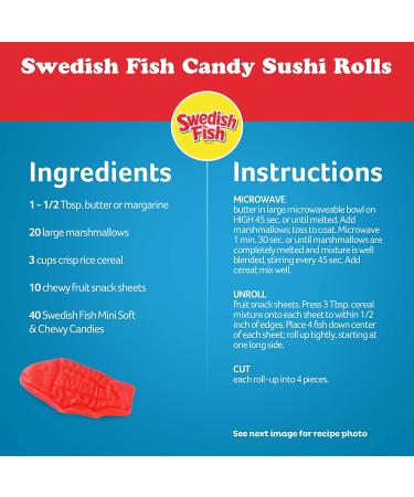 Swedish Fish Mini Soft & Chewy Halloween Candy - 24 Count (Pack of 6) Mixed-Fruit Assortment - Buy Online on GoSupps.com