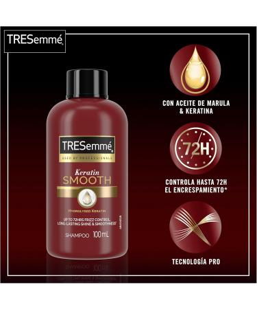 TRESemm Keratin Smooth Conditioner Shampoo Pack of 12 x 100 ml - Buy Online on GoSupps.com