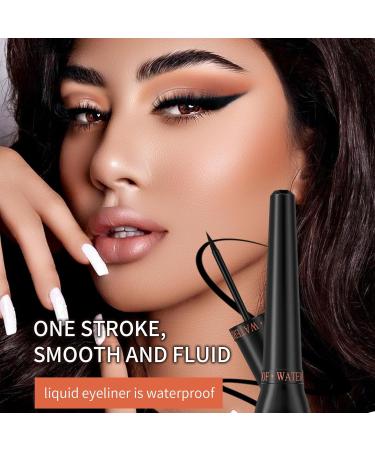 Eye Liner Pencils - Liquid Eye Liner Makeup Eyeliner Long Lasting Ultra-Fine Tip Liquid Liner Waterproof Smudgeproof Eyeliners Pochy - Buy Online on GoSupps.com