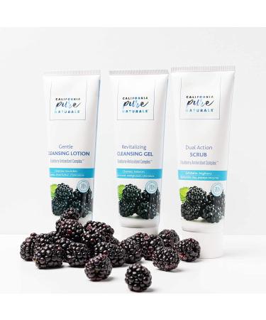 CPN California Pure Naturals Revitalizing Cleansing Gel - Vegan Face Wash with Orange Peel & Calendula for Sensitive Skin - 4oz - Buy Online on GoSupps.com