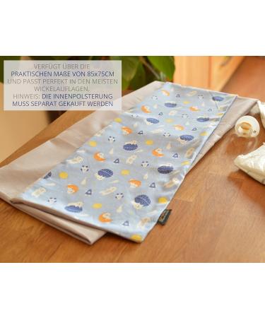 Buy Bear in Space Blue Changing Mat Cover 75x85 cm Removable 100% Cotton for Easy Cleaning | International Shipping Available - Buy Online on GoSupps.com