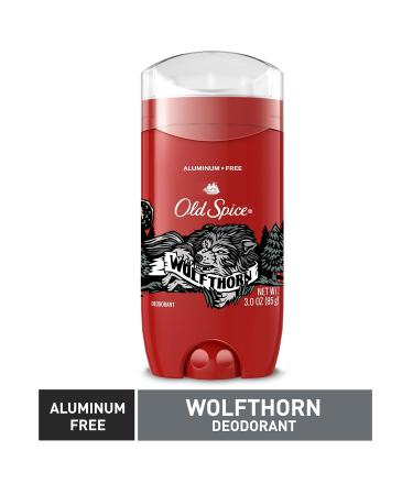 Old Spice Wolfthorn Aluminum-Free Deodorant for Men 3 oz - Pack of 3 | 48 Hr. Protection - Buy Online on GoSupps.com