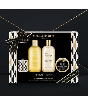 Baylis & Harding Sweet Mandarin & Grapefruit Candlelit Bathtime Gift Set - Vegan Friendly - Buy Online on GoSupps.com