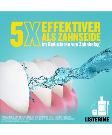 Buy Listerine Cool Mint Mild Antibacterial Mouthwash (6 x 500 ml) - Alcohol-Free Essential Oils for Daily Dental Care - Buy Online on GoSupps.com