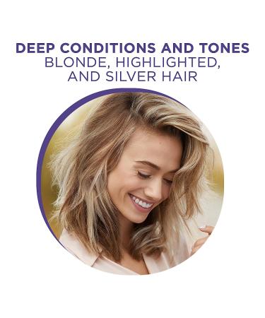 Clairol Professional Shimmer Lights Violet Toning Mask - Neutralize Brassy Tones for Refreshing Blonde Hair 200mL - Buy Online on GoSupps.com