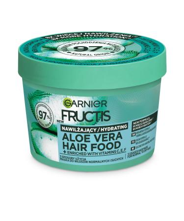Garnier Fructis Hair Food Masque l'aloe vera pour cheveux normaux et secs 400 ml