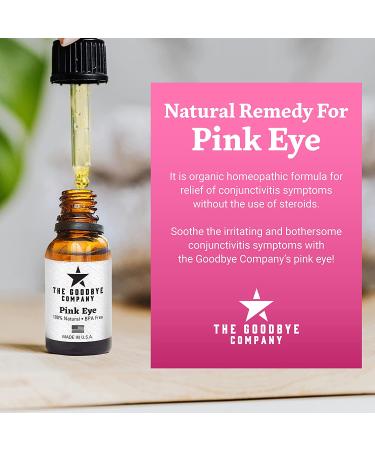 Organic Pink Eye Relief - Natural Treatment for Conjunctivitis (15 ml) - Buy Online on GoSupps.com