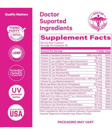 Pink Stork Magnesium Glycinate and Women's Multivitamin Bundle - Magnesium Supplement for Women Calm Mood Hair Skin and Nails - Buy Online on GoSupps.com