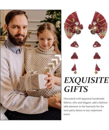 Didiseaon Wedding Decor Flower Hair Accessories Japanese Style Hair Clips Hair Barrette Tassel Flower Hairpin Traditional Tsumami Bobby Pin for Graduation Wedding Party Bridal Hair Clip - Buy Online on GoSupps.com