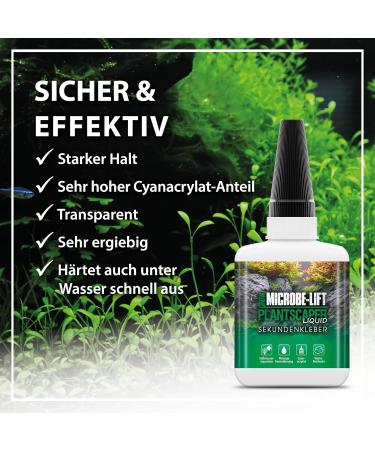 Microbe-Lift Plant Caper 50g - Fast Plant Glue for Aquascaping in Freshwater Aquariums | Ideal for Moss Roots & Plant Attachment - Buy Online on GoSupps.com