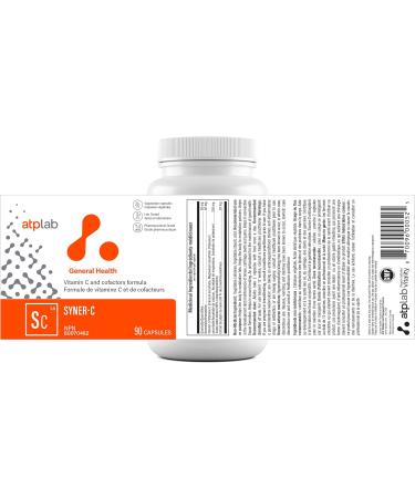 ATP LAB | Syner-C 90 caps | Syner-C The Ultra-Potent chelated Vitamin C Formula Combined with quercetin for Optimal Immunity. - Buy Online on GoSupps.com