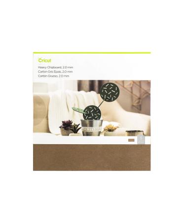 Cricut Heavy Chipboard - 11x11 - 5 Sheets - Brown Multicolor