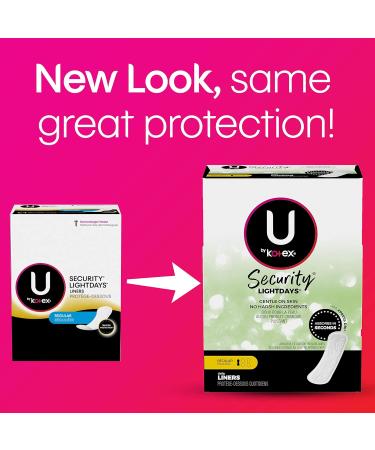 U by Kotex Lightdays Panty Liners Regular 64 Count - Multicolor Unscented | Thomaswi - Buy Online on GoSupps.com