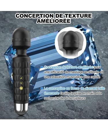 Portable Wireless Electric Massager - 25 Vibration Modes for Powerful Neck & Back Relief | Classic Edition - Buy Online on GoSupps.com