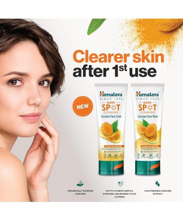 Himalaya Dark Spot Clearing Curcuma Face Scrub Exfoliates and Improves Skin Texture 75ml - Buy Online on GoSupps.com