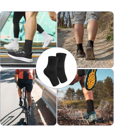 Kitnelw Compression Socks for Women & Men - 4 Pairs Black Compression Stockings for Sports & Travel | L/XL - Buy Online on GoSupps.com