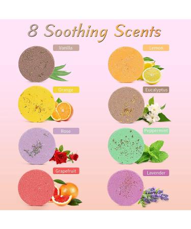 Vanten Shower Steamers 8PCS with Essential Oils for Stress Relief - Aromatherapy for Home Spa - Self Care & Relaxation Gifts for Women - Buy Online on GoSupps.com