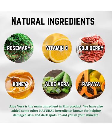 Aloe Vera Cream for Dark Spot Removal | Blemish Treatment & Scar Reducer | Face Cream for Men Women & Kids - Buy Online on GoSupps.com