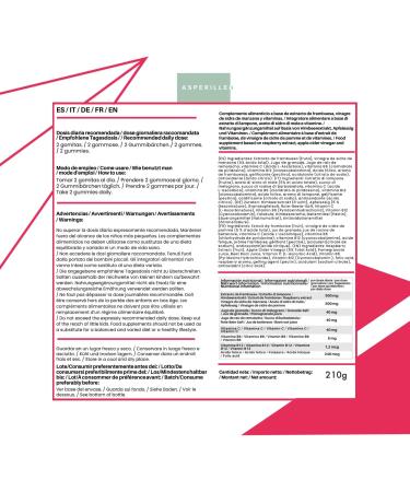 Raspberry Ketones & Apple Cider Vinegar Gummies - Sugar-Free Keto Supplement with Vitamin C - 60 Units for Weight Loss & Energy - Buy Online on GoSupps.com