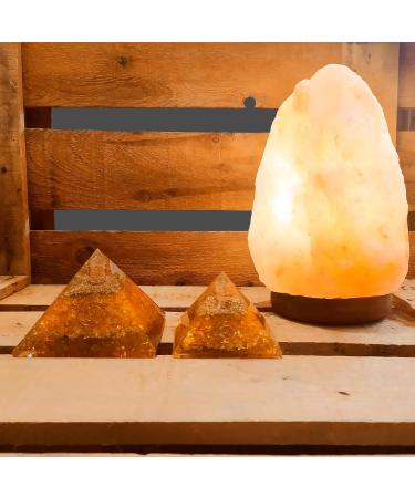 Lamare Orgonite & Citrine Pyramid - 2.4 Energy Harmonizer for Abundance & Wealth - Buy Online on GoSupps.com