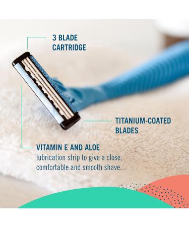 Preserve Shave 3 Razor Replacement Cartridges - 4 Count - Buy Online on GoSupps.com