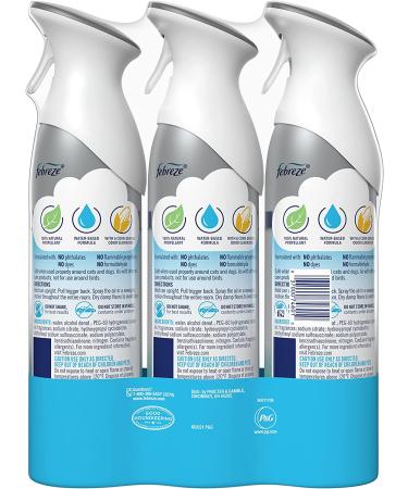 Febreze Heavy Duty Crisp Clean Scent Air Freshener Spray 8.8 Oz (Pack of 3) - Odor Eliminator for Strong Odors - Buy Online on GoSupps.com