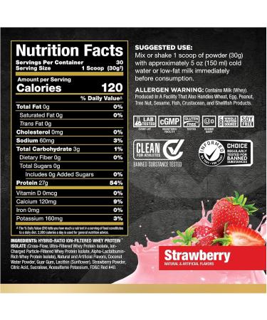 ALLMAX Isoflex Strawberry 2 Pound - Buy Online on GoSupps.com