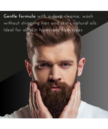 BWOW Professional Beard Shampoo for Men Vegan Cleansing to Hydrate & Condition Moisturise Nourish & Recondition Luxurious Mandarin Forest 250ml Infused with the refreshing scent of Mandarin and Bergamot offering a delightful and invigorating aroma for an  - Buy Online on GoSupps.com