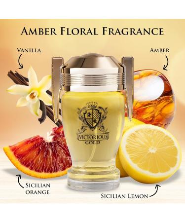 URBAN COLLECTION Victorious Gold for Men and Women - Sweet & Feminine Scent - Base of Creamy Vanilla Musk & Earthy Sandalwood - Made with Natural Ingredients - Free of Paraben - Elegant 100ml Bottle - Buy Online on GoSupps.com