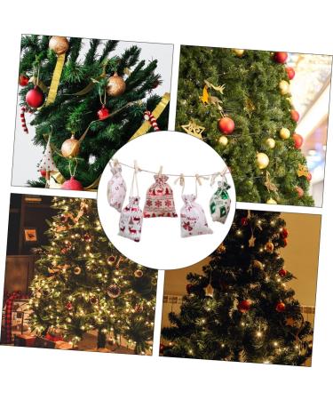 CHILDWEET 1 Set Christmas Bag Storage Bags Christmas Calendar Countdown Xmas Storage Pouch Portable - Buy Online on GoSupps.com