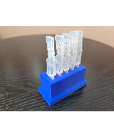 Eye Drop Vials Holder for Single-Use Disposable Drops - 5 Vial Storage - Znet3D Blue - International Shipping - Buy Online on GoSupps.com