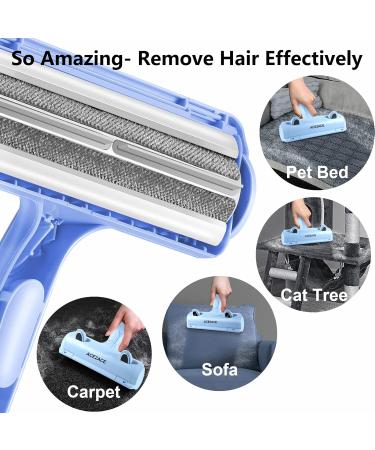 pet hair remover roller cat dog hair remover pet hair removal animal hair remover roller pet fur cleaning brush pet lint roller pet hair removal roller tool Blue - Buy Online on GoSupps.com