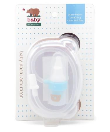 Baby Federation Nasal Aspirator - Compare to Frida - Best Baby Nose Aspirator, No Filters - 1 Pack - Buy Online on GoSupps.com