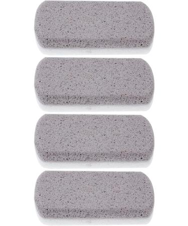 4-Piece Two-Color Pumice Stone Foot Scrubber Set - Foot Care Tool for Peeling & Exfoliating - Buy Online on GoSupps.com