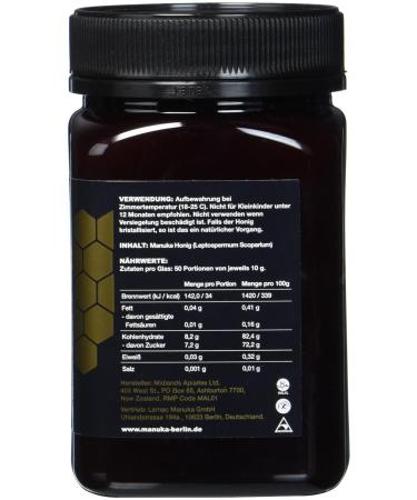 Larnac Manuka Honey 300+ MGO | New Zealand 500g - Certified Methylglyoxal Premium Quality - Buy Online on GoSupps.com