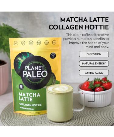 Pure Collagen Matcha Latte (225g) - Protein-Rich Coffee Alternative with Antioxidants | Boost Energy, Focus, and Mood | 25 Servings - Buy Online on GoSupps.com